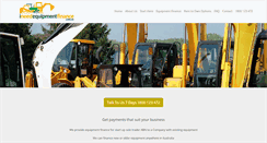 Desktop Screenshot of ineedequipmentfinance.com.au